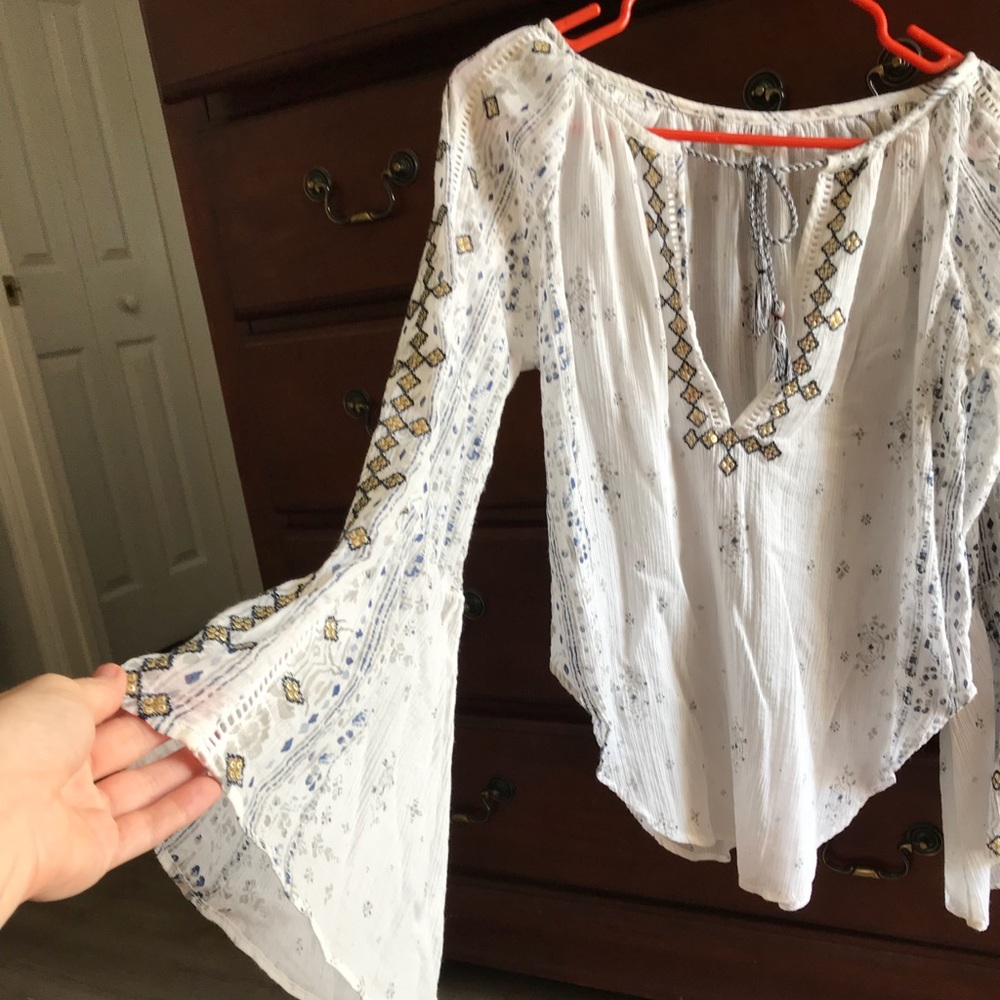 NW ecote stunning boho blouse Coachella
